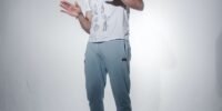 Belenziaga Streetwear - Free size Trackpants (marble gray)