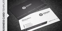Standard Business Cards Black and White