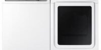 Samsung Washer 5.5 cu ft Top Loading, Dryer 7.4 cu ft